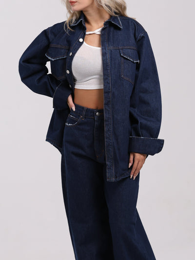 DENIM OVERSIZE SHIRT