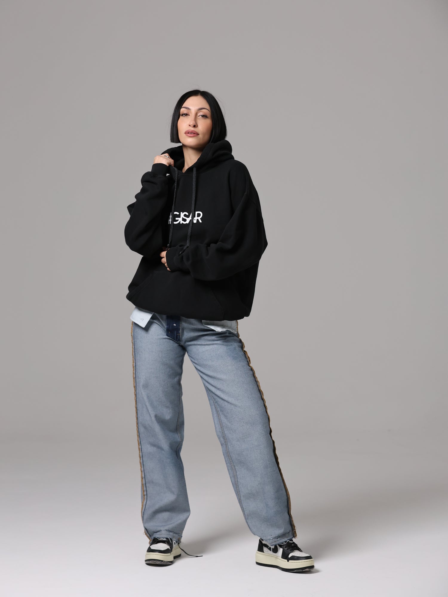 EASY MAXI HOODIE - BLACK