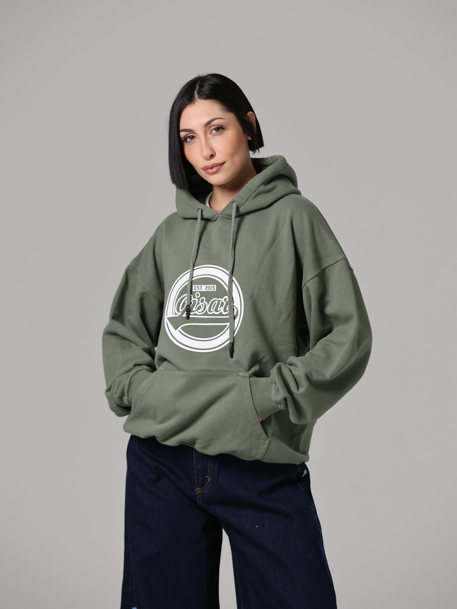 EASY MAXI HOODIE - GREEN