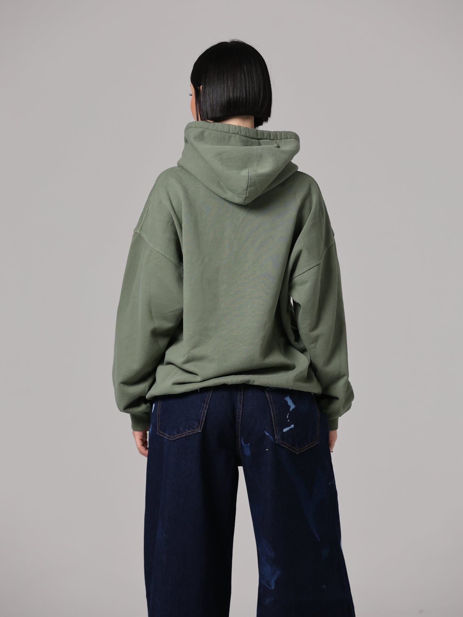 EASY MAXI HOODIE - GREEN